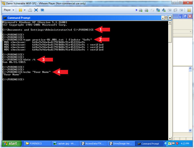 Ftk Imager Lesson 4 Mount Image File Recover Deleted File