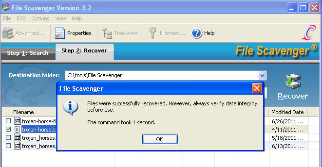 license key file scavenger 4.3