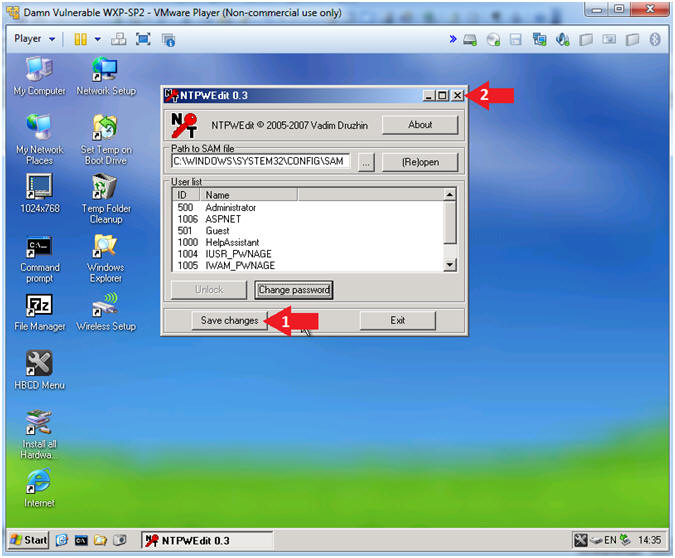 Complete presentation of the features of the Mini XP of Hiren Boot