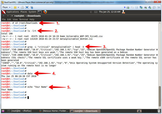 how to use nessus on metasploitable 2